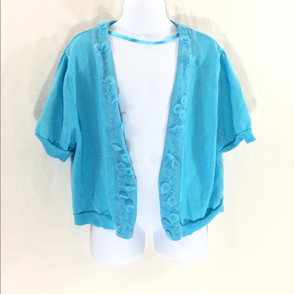 Versona Accessories Beautiful Blue Sweater - Picture 1 of 8